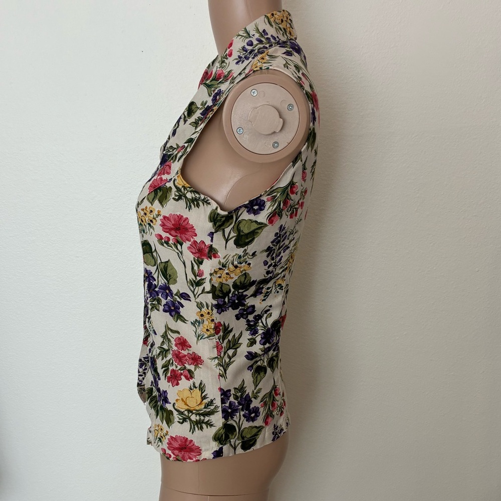Vintage Contempo Casuals Floral Top - Picture 2 of 10